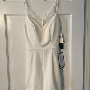 White Romper . Prefect for wedding activities
